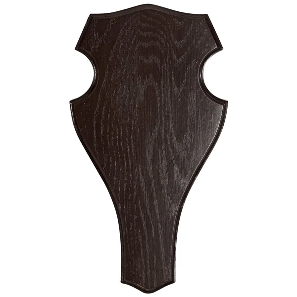 Decoy Deer Trophy Plate Dark Wood