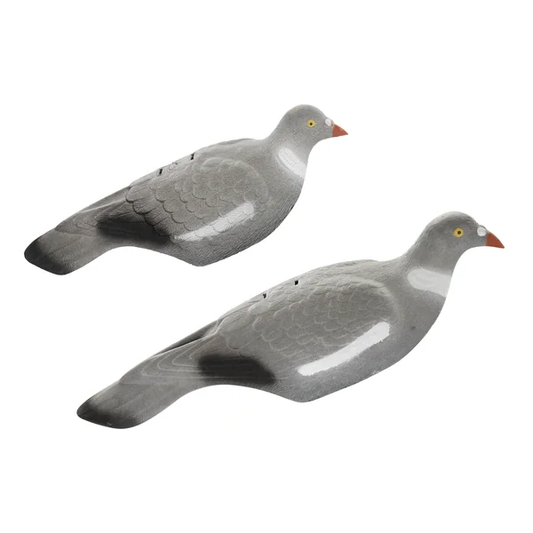 Decoy Magnum Pigeon Shell Decoy Flocked with Peg