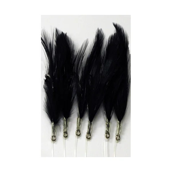 Dennett 6 Hook Black Rigs