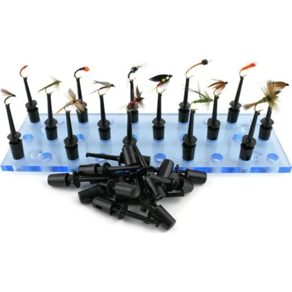 Dragon Acrylic Fly Tying Stand + 30 Clips