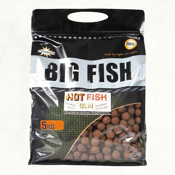 Dynamite Baits Hot Fish & GLM 15mm Boilies