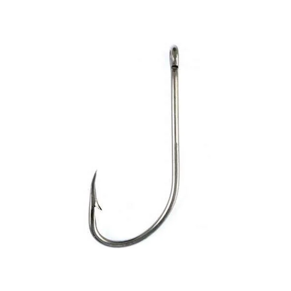 Eagle Claw 084F Plain Shank Offset Hook - Size 2