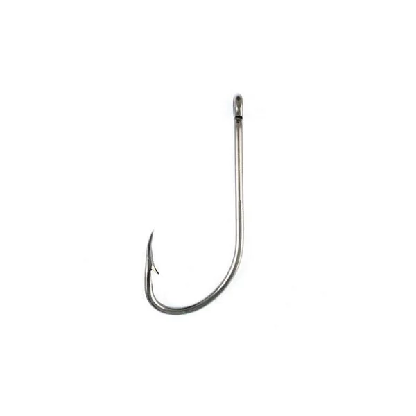 Eagle Claw 089A Plain Shank Offset Hooks - A Pack - Size 10