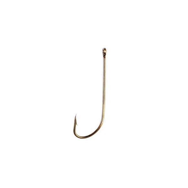 Eagle Claw 100A 1X Long Shank Offset Hooks - Size 1