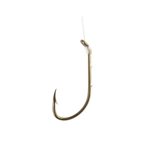 Eagle Claw 139 Baitholder Snelled Hooks - Large - Size 1/0