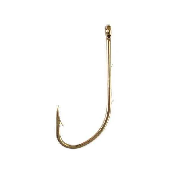 Eagle Claw 186 Baitholder Offset Hooks - Small - 100 Box - Size 10