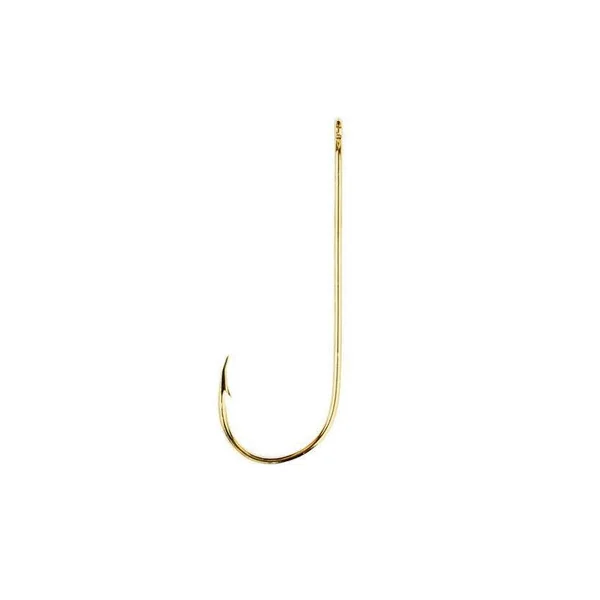 Eagle Claw 202 Aberdeen Light Wire Non-Offset Hooks A-Pack Large - 2/0