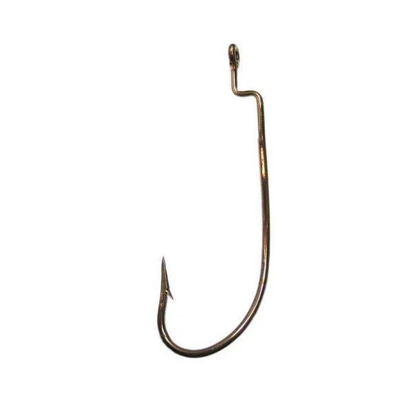 Eagle Claw Lazer Sharp L045 Rotating Z-Bend Worm Hooks - Size 1/0