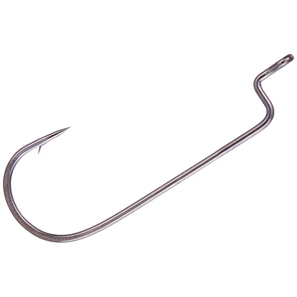Eagle Claw Round Bend Worm Hook Platinum Black 15pk
