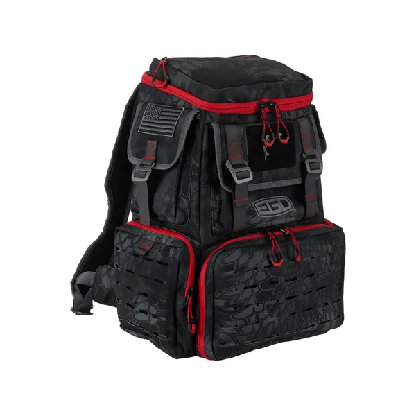 Ego Kryptek Tackle Box Backpack w/4 Tackle Trays