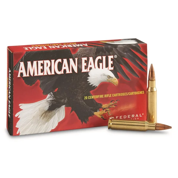 Federal American Eagle .308 Win 150 Grain Boat Tail FMJ (20 Box)