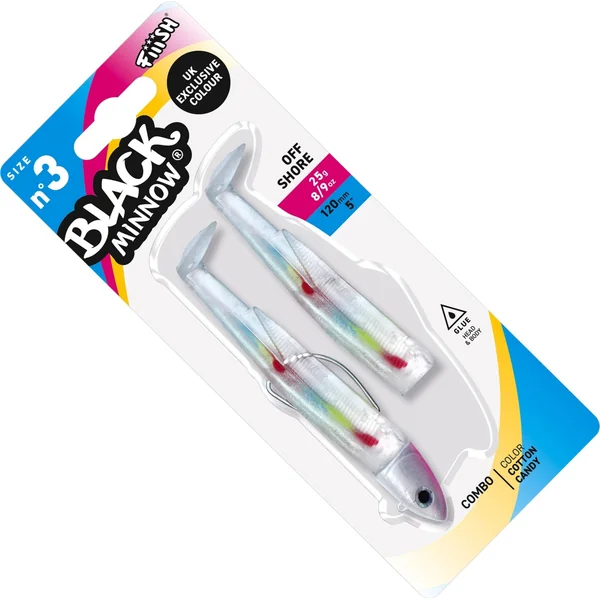 Fiiish Black Minnow Cotton Candy Combo UK Exclusive