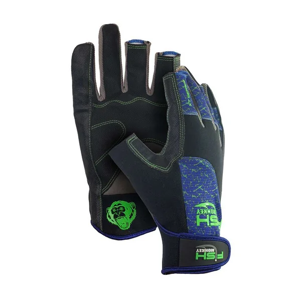Fish Monkey Quick Release Med Weight Wiring Glove - Blue Rip XL