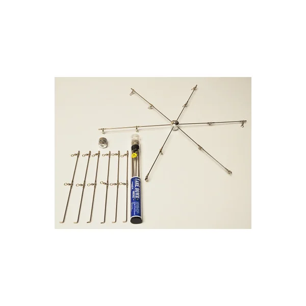 Fish Razr FR937 Take Down Dredge Bar - 25 in. 6 Arm 13 Drops