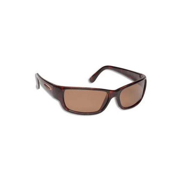 Fisherman Eyewear 90612 Guideline Pro Current Sunglasses Shiny Black Frame/ Deepwater Gray Lens