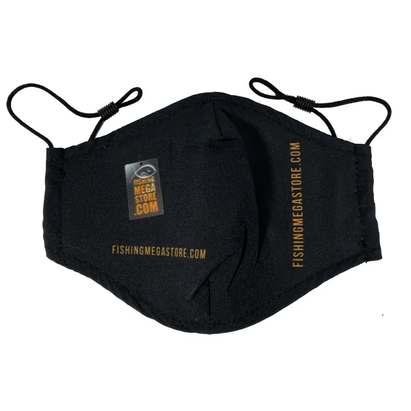 Fishing Megastore Reusable Black Face Mask