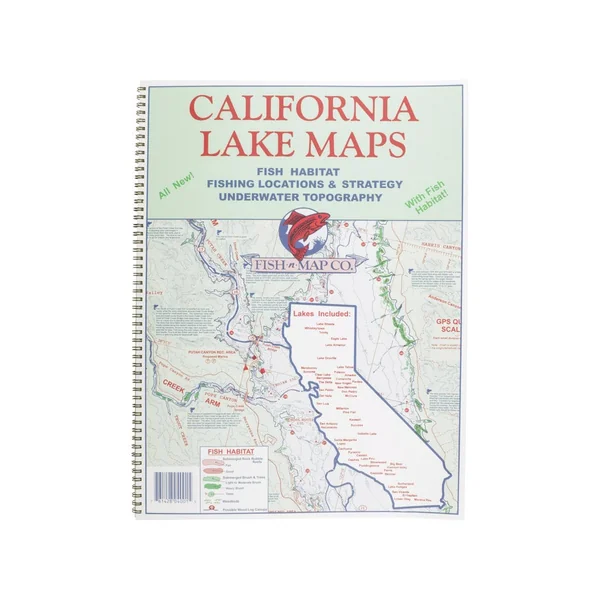 Fish-n-Map California Lake Maps Atlas