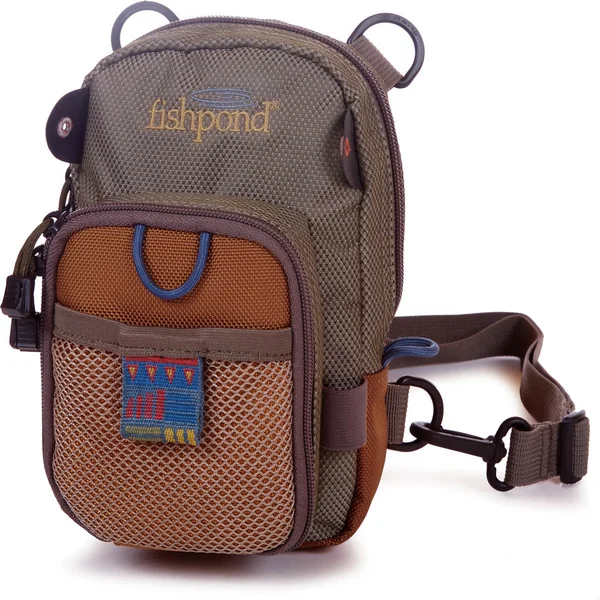 Fishpond San Juan Vertical Chest Pack - Sand/Saddle Brown