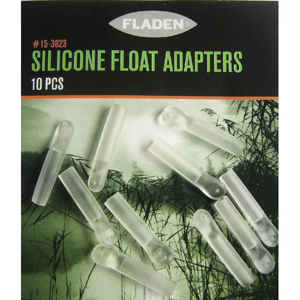 Fladen 10pk Clear Silicon Float Adapters