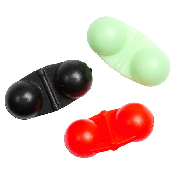 Fladen Assorted Colour 9g Double Rattle Beads 3pc