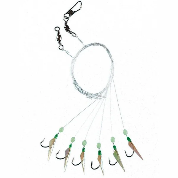 Fladen Ghost Sabiki Sea Rig - 6 Hook Size 6