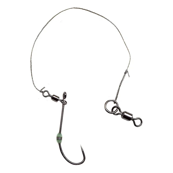 Fladen Long 360 Shank Curved Hook Rig - Barbless