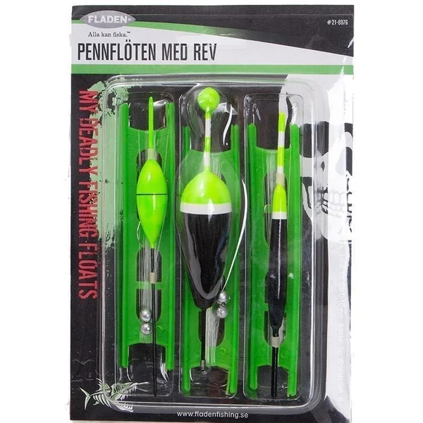 Fladen Set 3 Float Kits with Line and Winder