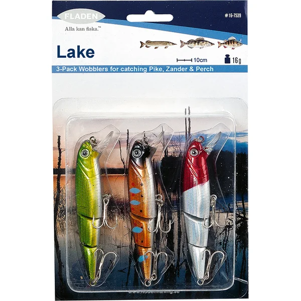 Fladen Set 3 Lake 10cm 16g Jointed Plugbaits