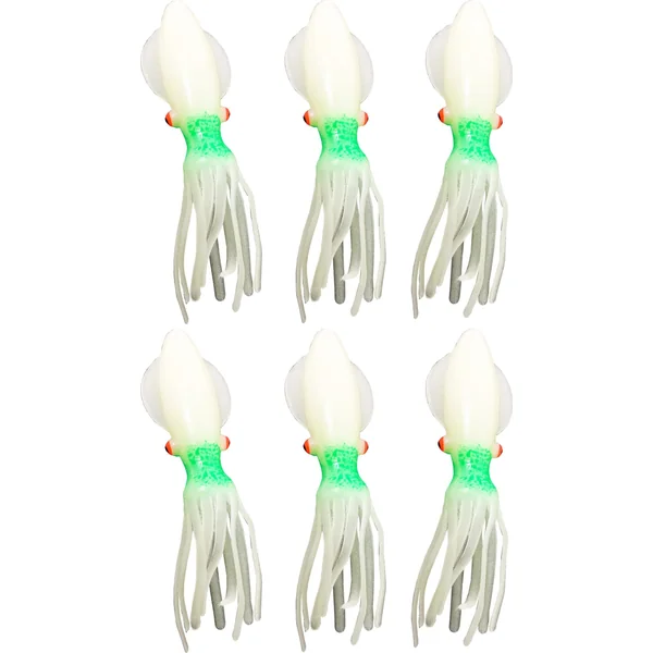 Fladen Solid Lumi Squid 7cm 6pc