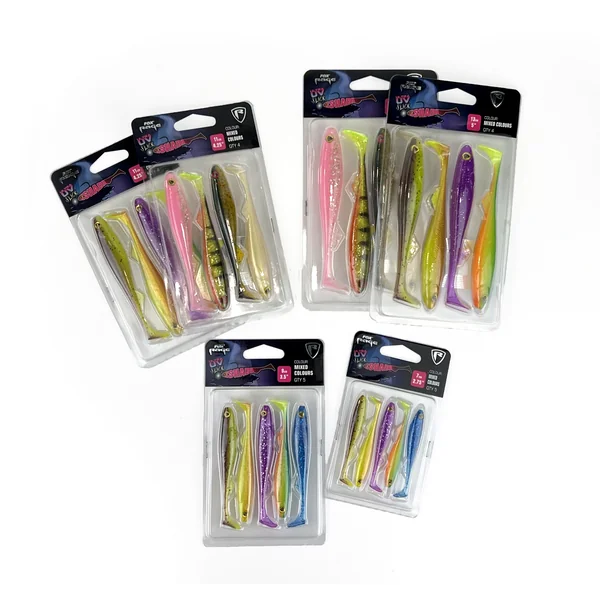 Fox Rage Slick Shad Mixed Colour Pack