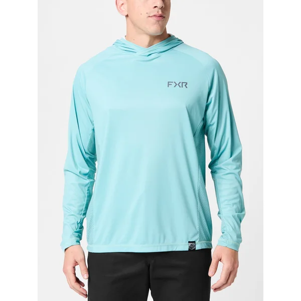 FXR Attack UPF Hoodie Bermuda/Asphalt