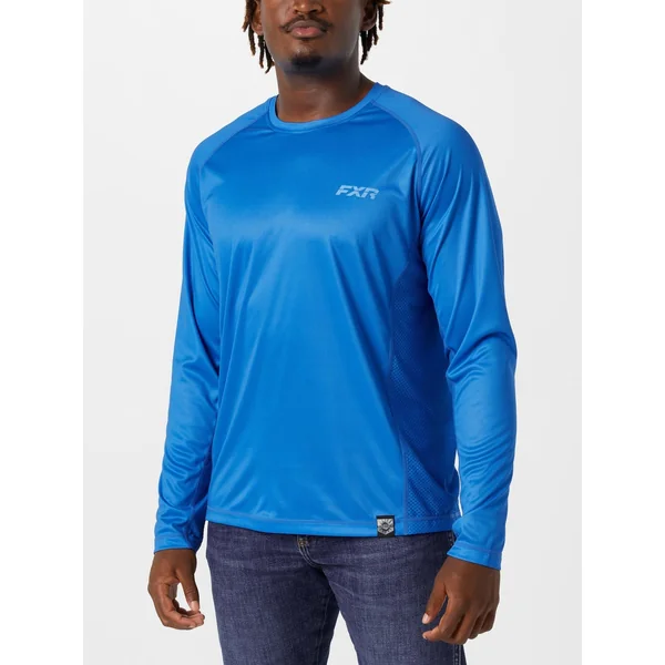 FXR Attack UPF Long Sleeve Pro Blue