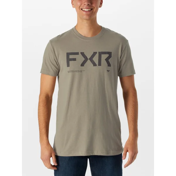 FXR Hydrogen Premium Short Sleeve Shirt Stone/Asphalt