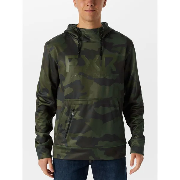 FXR Pro Fish Tech Pullover Hoodie Army Camo