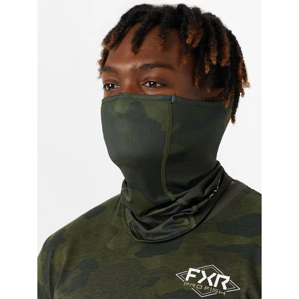 FXR Pro Series UPF Neck Gaiter Army Camo