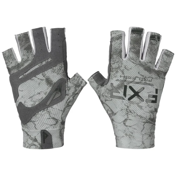 FXR Tournament UPF Glove Grey Ripple