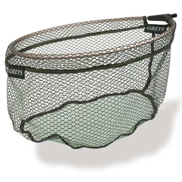 Greys Prodigy Rubber Spoon Nets Dual mesh