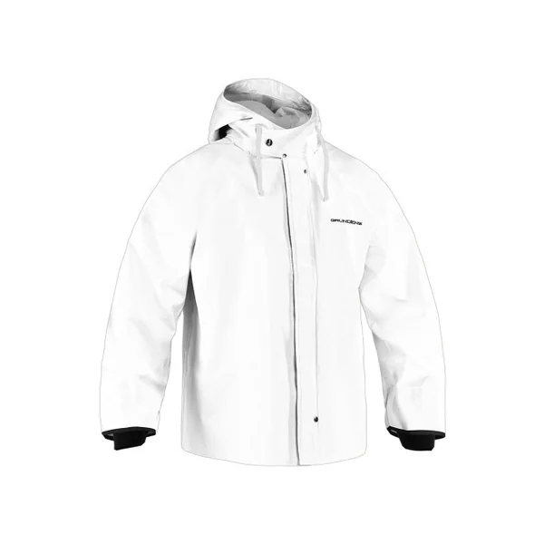 Grundens B44WL Brigg 44 Rainjacket With Neoprene Cuff White - Large