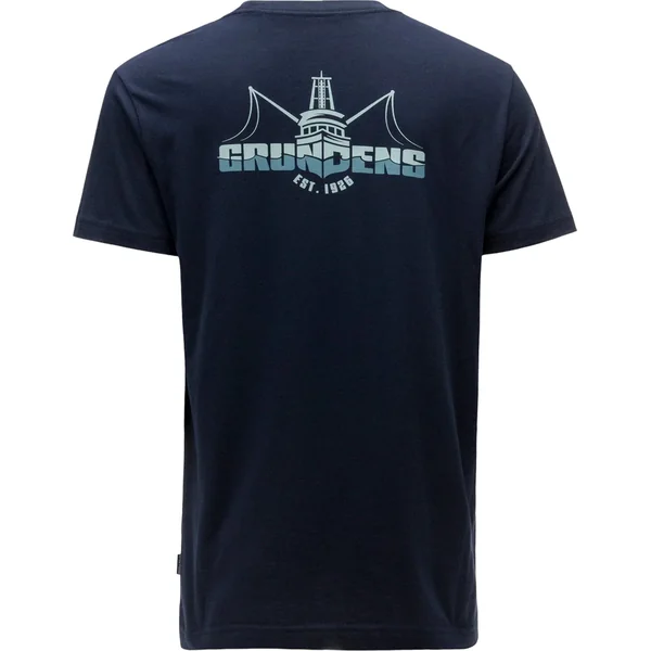 Grundens Logo Boat SS T-Shirt