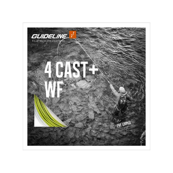 Guideline 4 Cast+ WF Fly Line - Bright Olive/Cool Grey