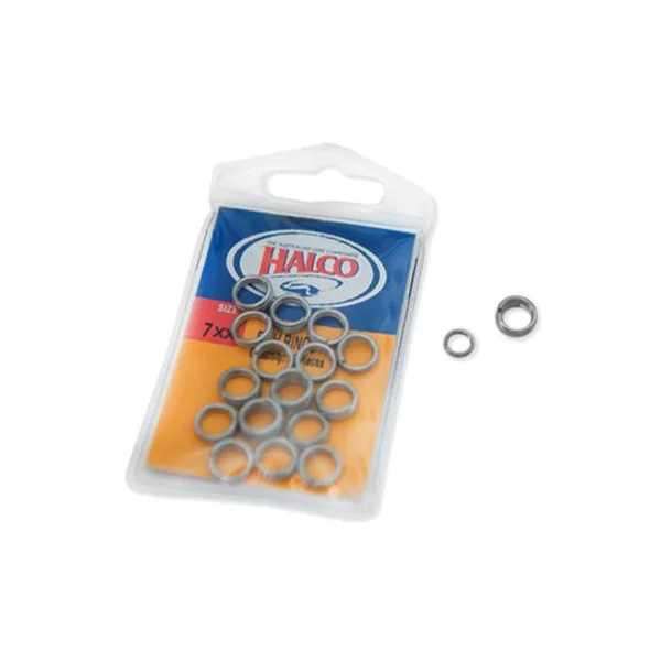 Halco Fish Ring Split Rings 18pc