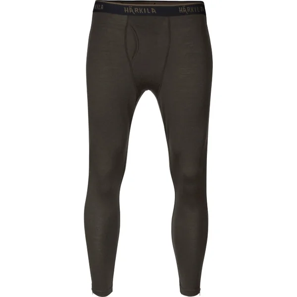 Harkila Base All Season Side Zip Long Johns Shadow Brown