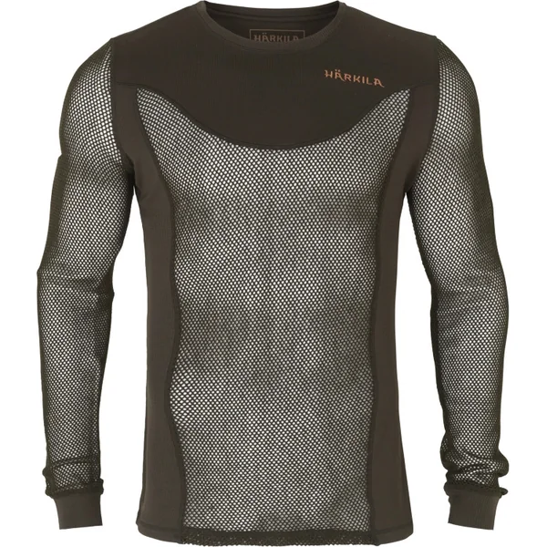 Harkila Base Mesh Crew Neck Shadow Brown