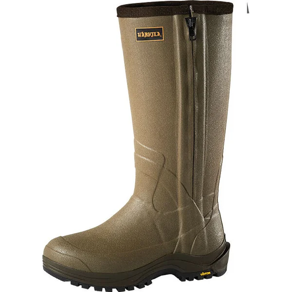 Harkila Forester Zip Rubber Boot Dark Olive