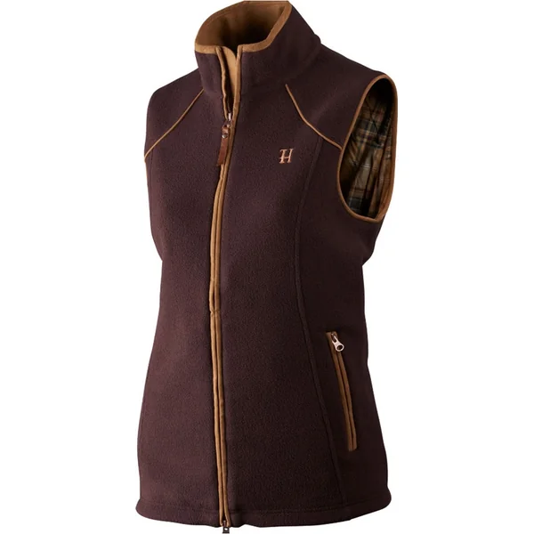 Harkila Sandhem Lady Fleece Waistcoat Dark