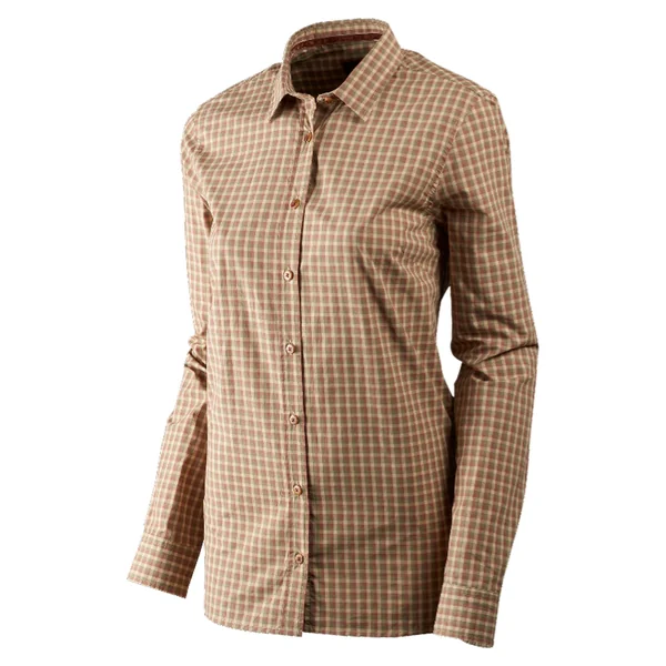 Harkila Selja Lady L/S Check Shirt Moonlight Rose Check