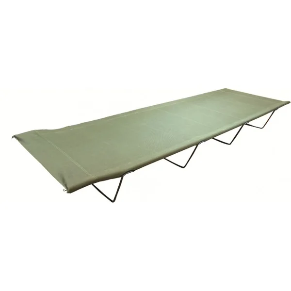 Highlander Olive Camp Bed