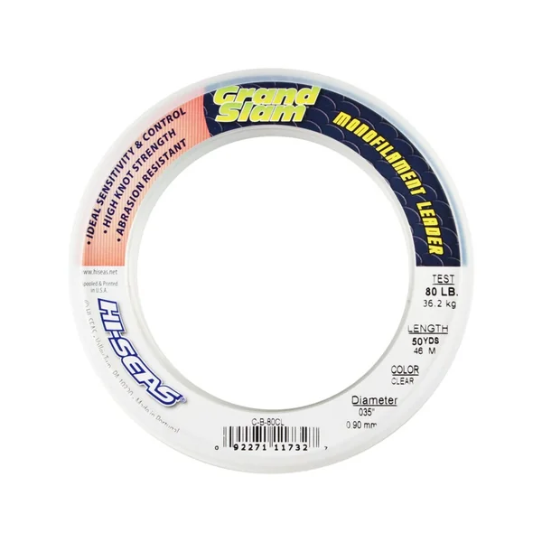 Hi-Seas Grand Slam Clear 80lb 50yd