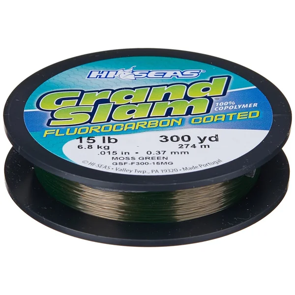 HI-SEAS Grand Slam Fluorocarbon Coated Moss Grn Line