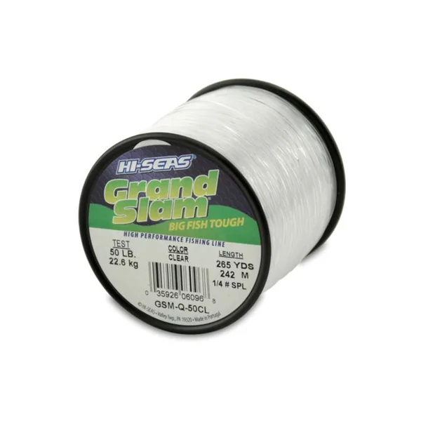 Hi-Seas Grand Slam Mono 1/4 lb. Spool Clear GSM-Q-50CL